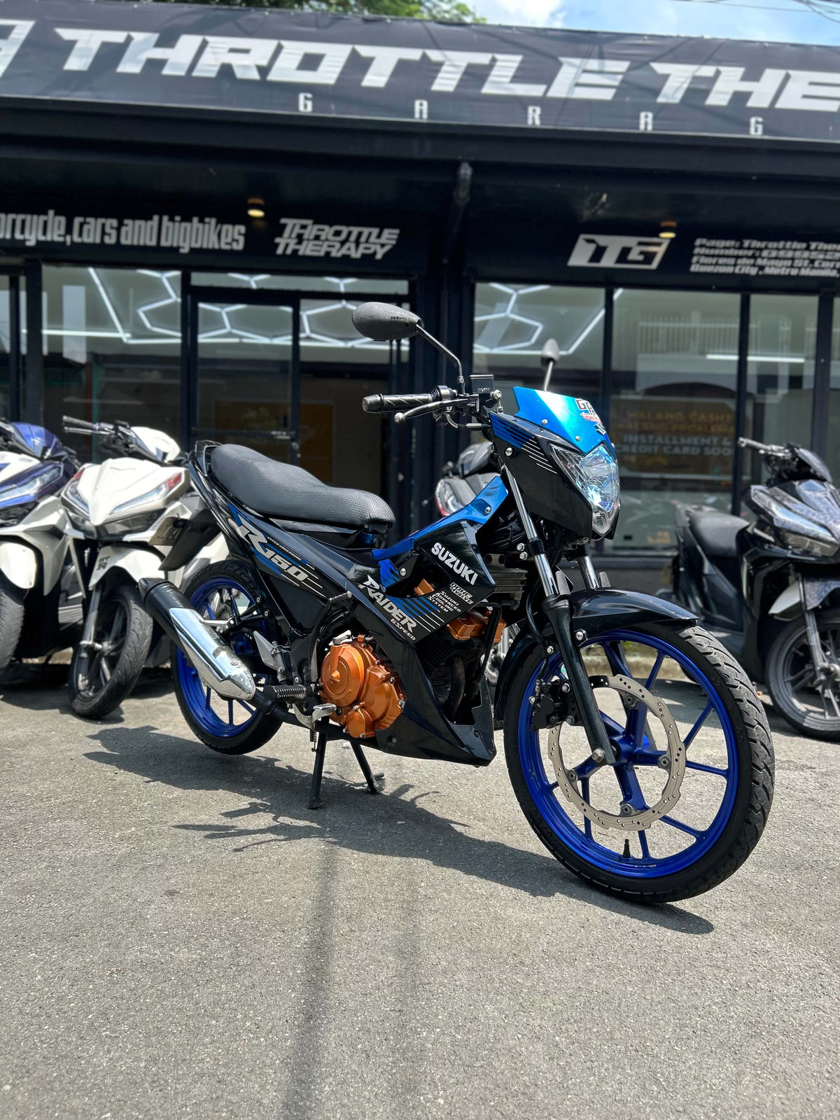 2024 Suzuki Raider Carb Blue/Black💙🖤